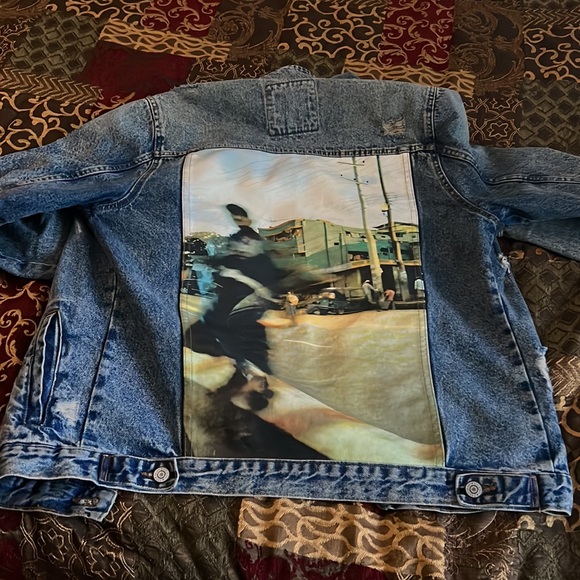 zara jean jacket RARE - Picture 3 of 3